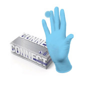 Перчатки нитриловые CONNECT BLUE NITRILE, 50 пар/уп